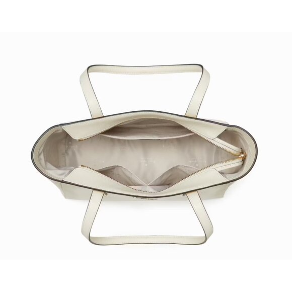 New Kate Spade Staci Medium Tote Saffiano Leather Meringue - Picture 4 of 4